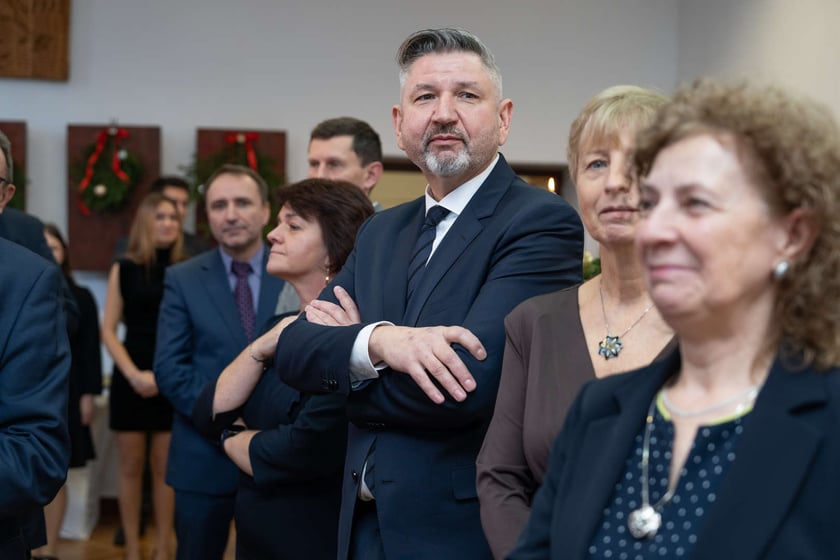 Spotkanie wigilijne dyrektorów szkół ponadpodstawowych i władz Wrocławia