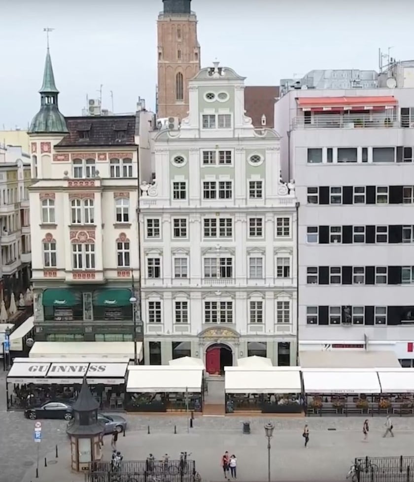 Kamienica Oppenheim&oacute;w przy pl. Solnym 4 po remoncie