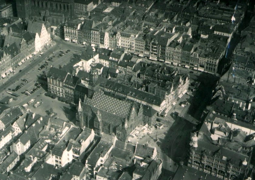 1937, Rynek na zdjęciu lotniczym