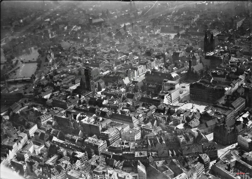 Lata 1938-1940, Stare Miasto z lotu ptaka.