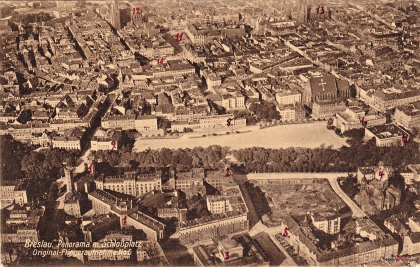 1925, Panorama Starego Miasta od południa.