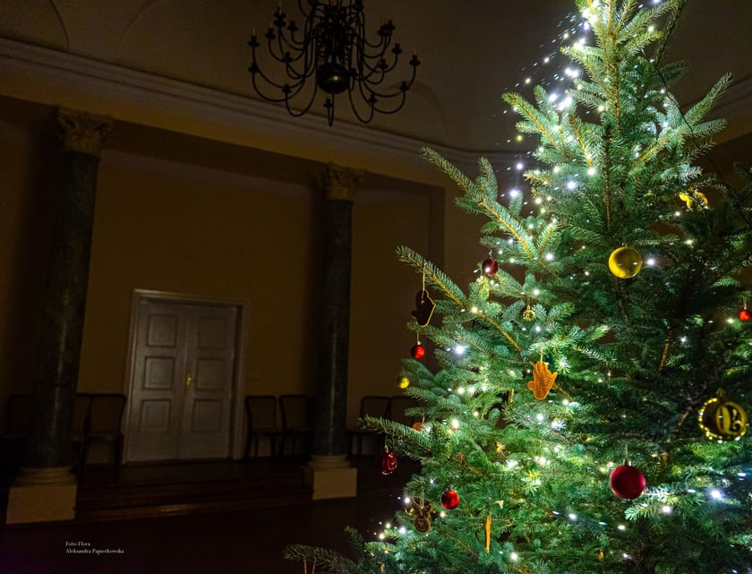 Choinka w pałacu Korn&oacute;w&nbsp;