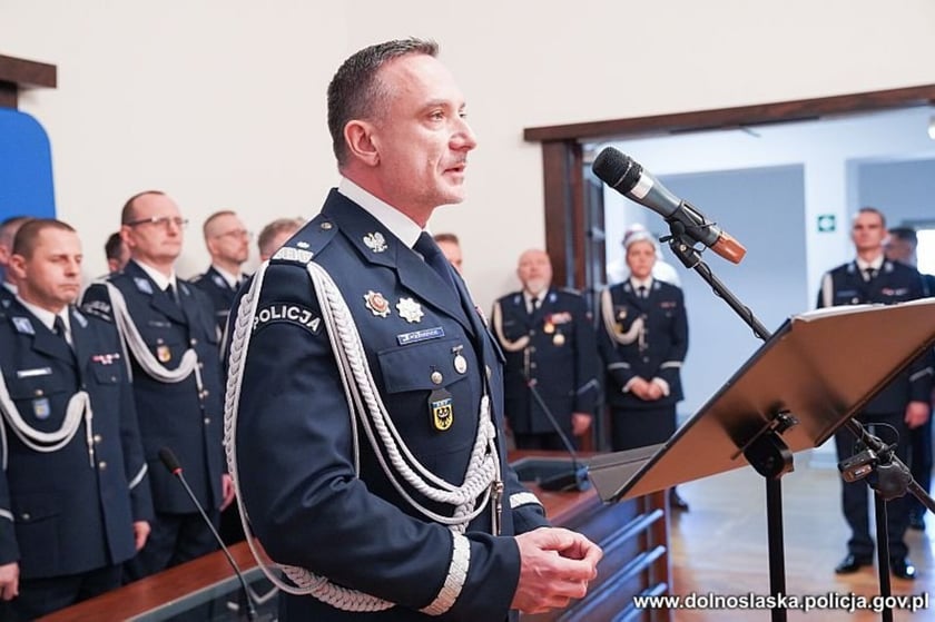 Ślubowanie nowych dolnośląskich policjantów we Wrocławiu