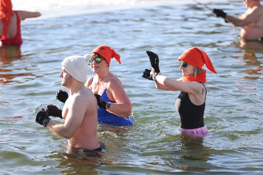 Wrocławskie Morsy świętują Dzień Babci i Dziadk