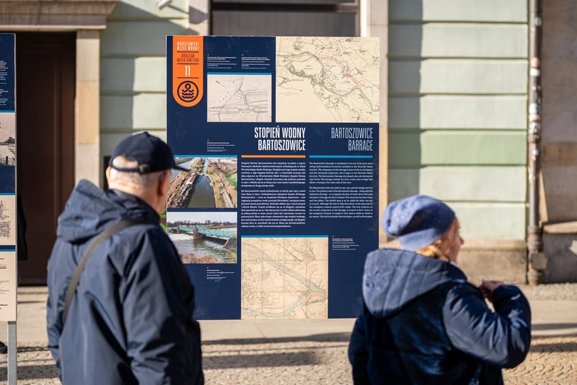 Wernisaż wystawy Wrocławski Węzeł Wodny, ul. Świdnicka (29 stycznia 2024)