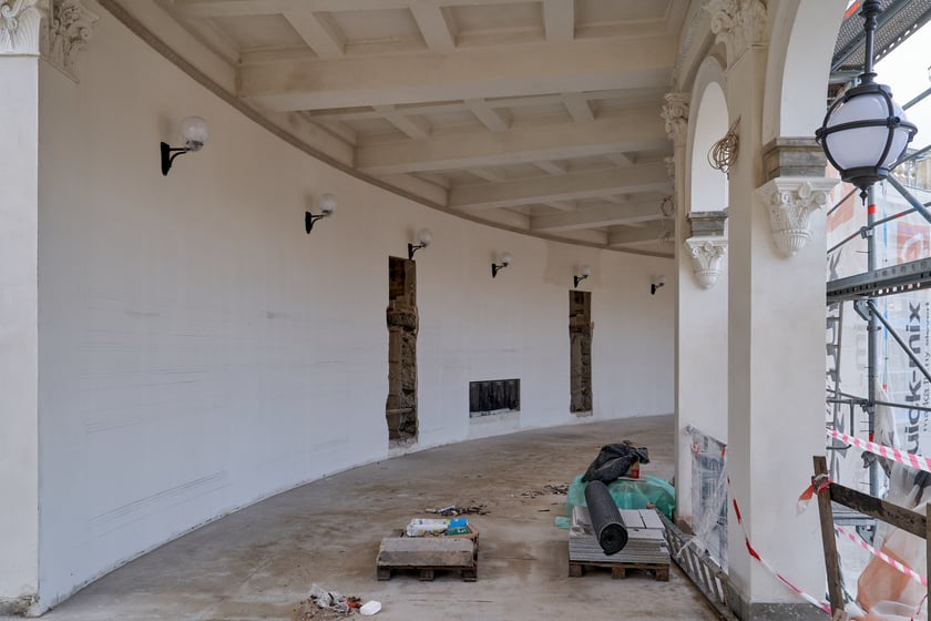 Malowanie Bastionu Sakwowego na Wzgórzu Partyzantów.