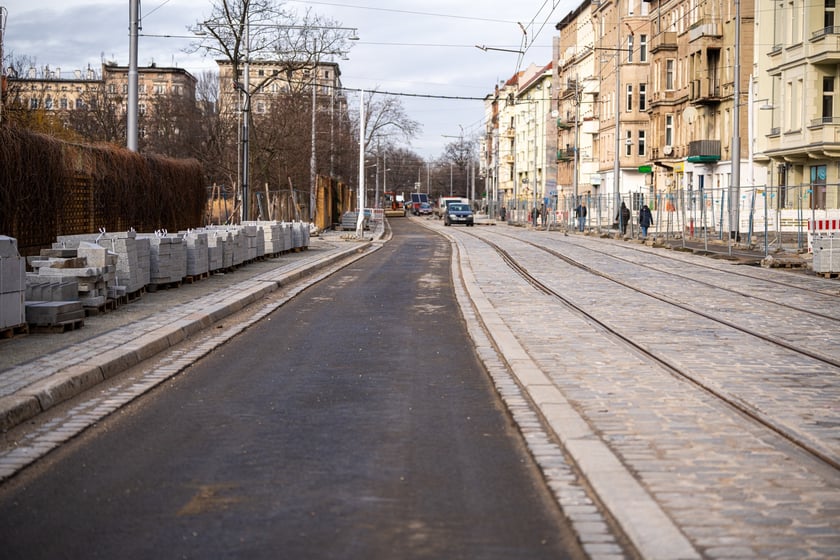 Przebudowa ul. Pomorskiej - styczeń 2024