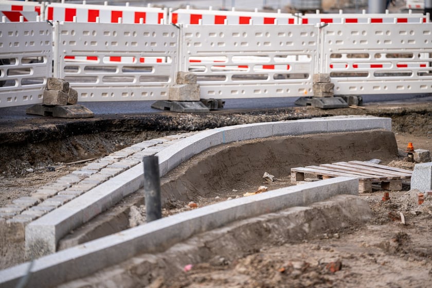 Przebudowa ul. Pomorskiej - styczeń 2024