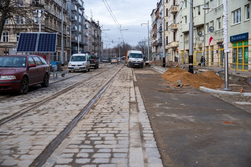 Przebudowa ul. Pomorskiej - styczeń 2024
