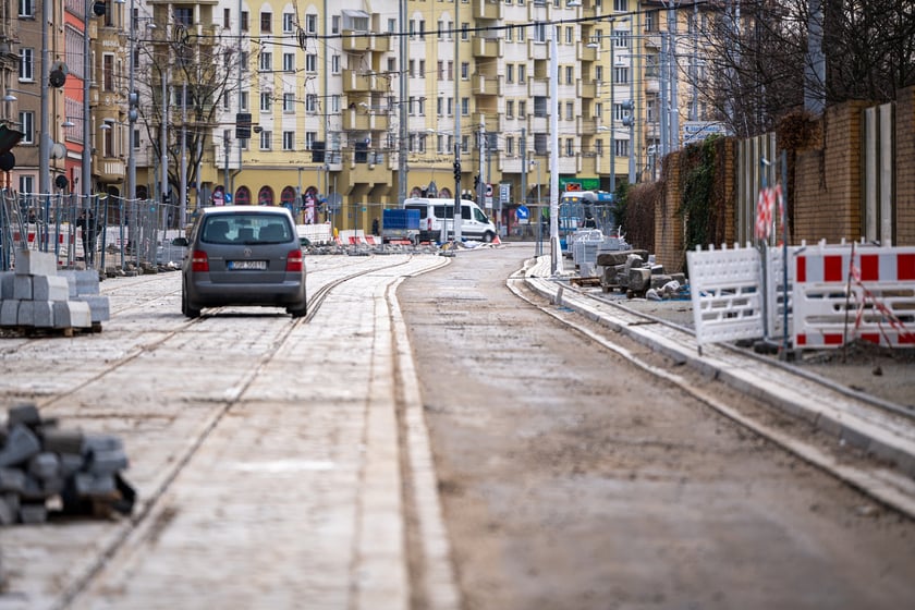 Przebudowa ul. Pomorskiej - styczeń 2024