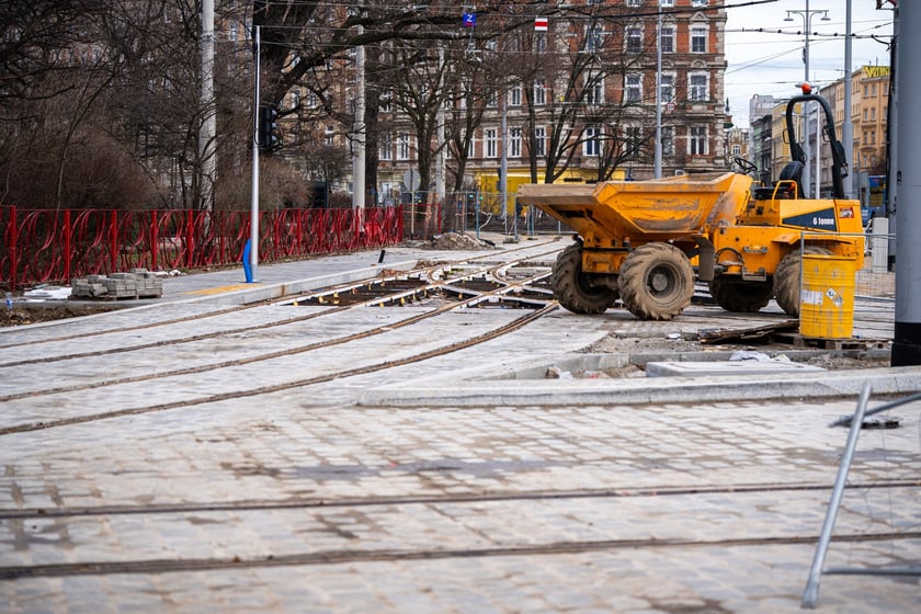Przebudowa ul. Pomorskiej - styczeń 2024