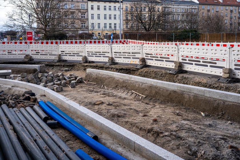 Przebudowa ul. Pomorskiej - styczeń 2024