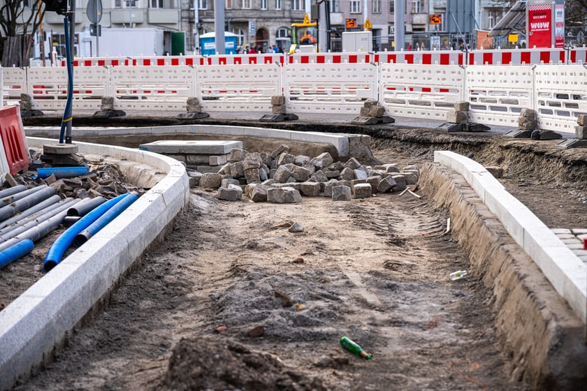 Przebudowa ul. Pomorskiej - styczeń 2024