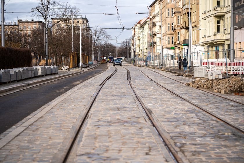 Przebudowa ul. Pomorskiej - styczeń 2024