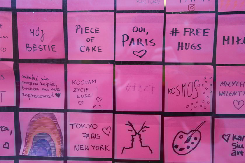 Wystwa w oknie Centrum Biblioteczno-Kulturalnego Fama (przy ul. Bolesława Krzywoustego 286)