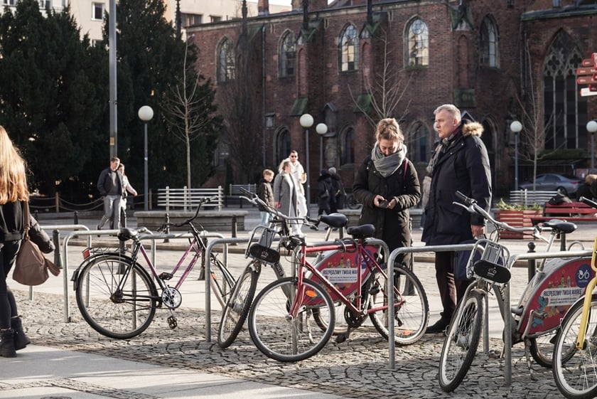 Ciepłe popołudnie we Wrocławiu, luty 2024