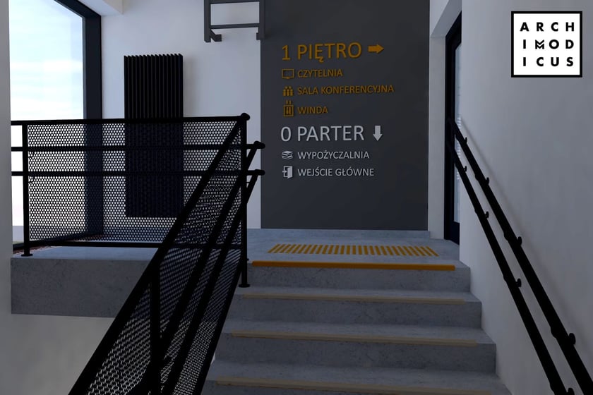 Rozbudowa biblioteki w Długołęce. Wizualizacje