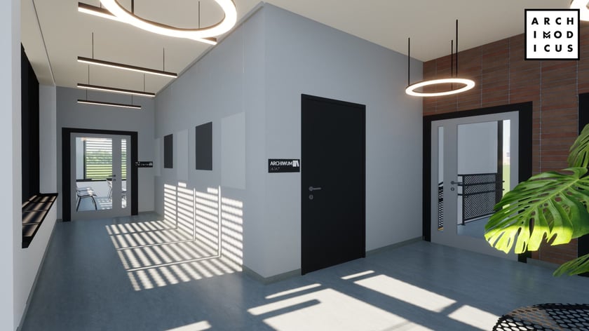 Rozbudowa biblioteki w Długołęce. Wizualizacje