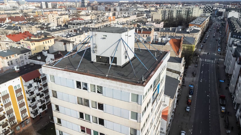 Widok na Trzonolinowca z lotu ptaka