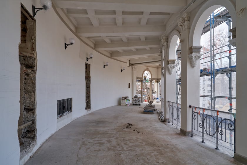 Wzgórze Partyzantów w remoncie, 31 stycznia 2024 roku