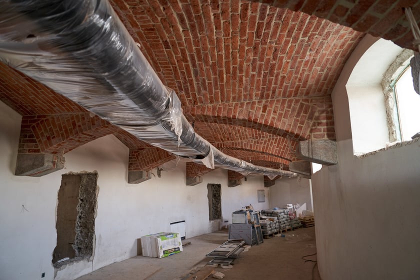 Wzgórze Partyzantów w remoncie, 31 stycznia 2024 roku