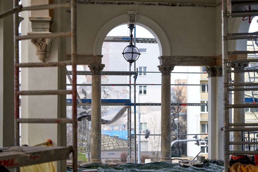 Wzgórze Partyzantów w remoncie, 31 stycznia 2024 roku