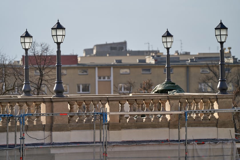 Wzgórze Partyzantów w remoncie, 31 stycznia 2024 roku