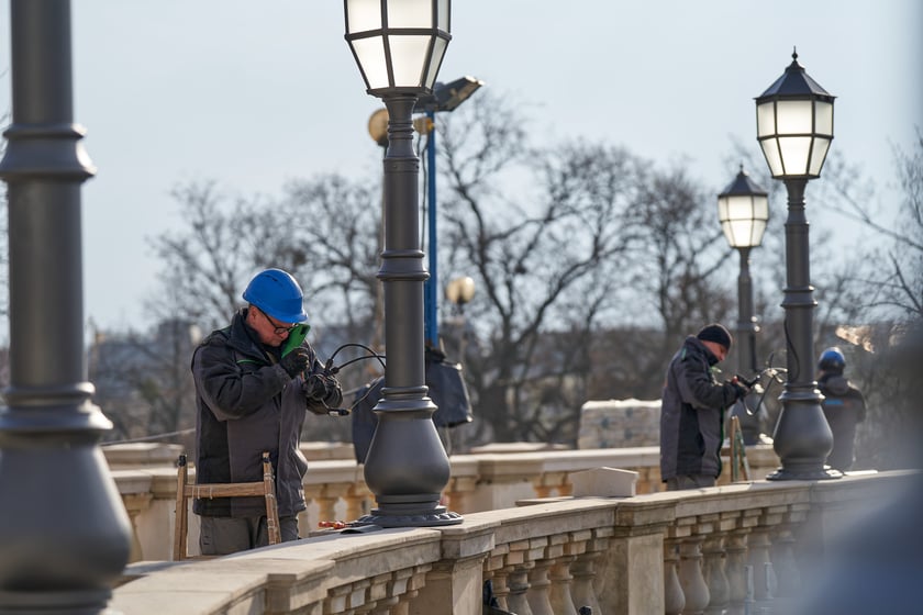 Wzgórze Partyzantów w remoncie, 31 stycznia 2024 roku