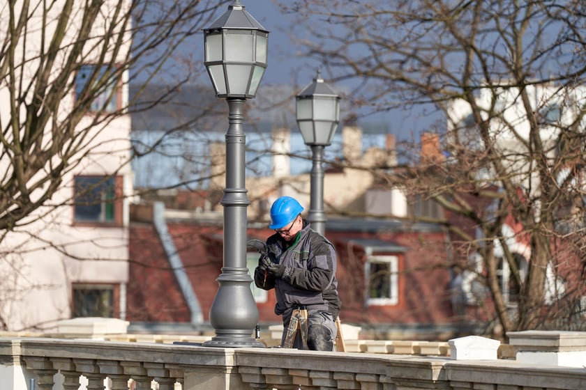 Wzgórze Partyzantów w remoncie, 31 stycznia 2024 roku