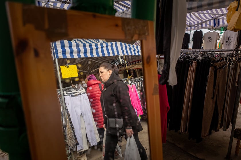 Bazar na dworcu Świebodzkim, luty 2024