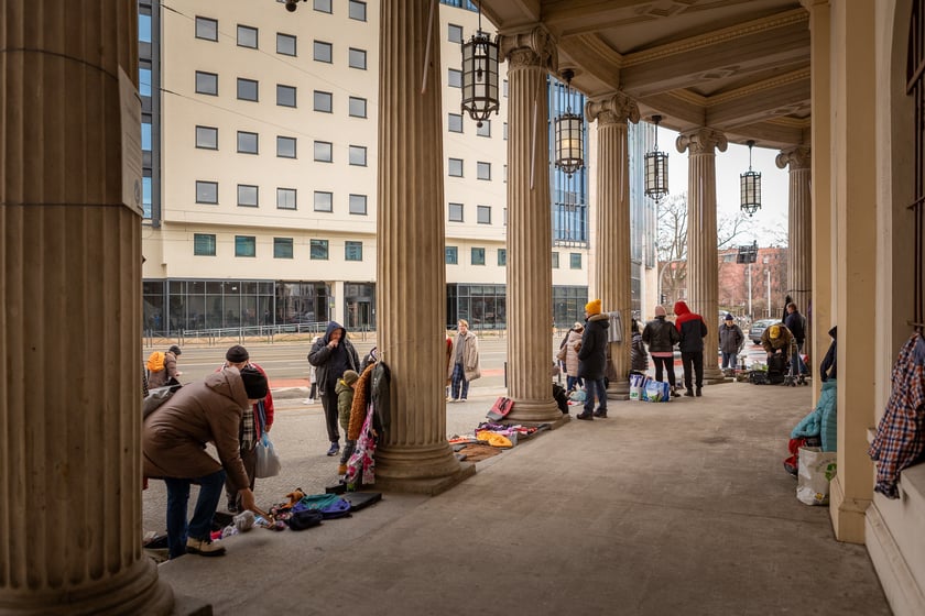 Bazar na dworcu Świebodzkim, luty 2024