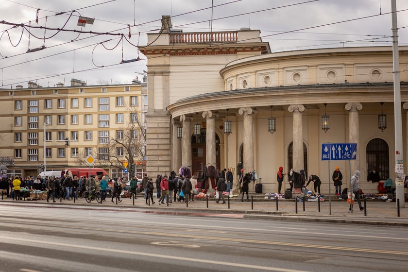 Bazar na dworcu Świebodzkim, luty 2024