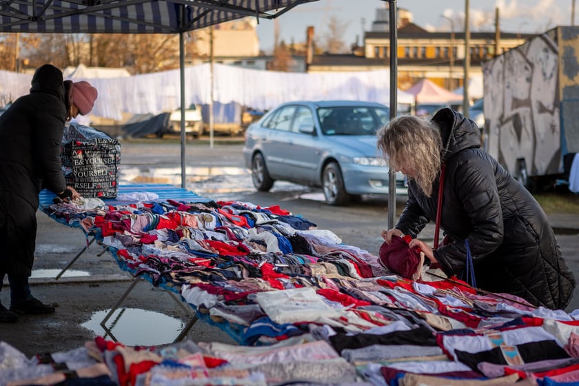 Bazar na dworcu Świebodzkim, luty 2024