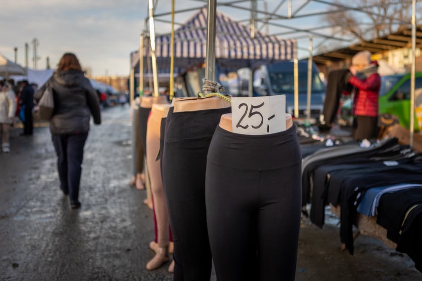 Bazar na dworcu Świebodzkim, luty 2024