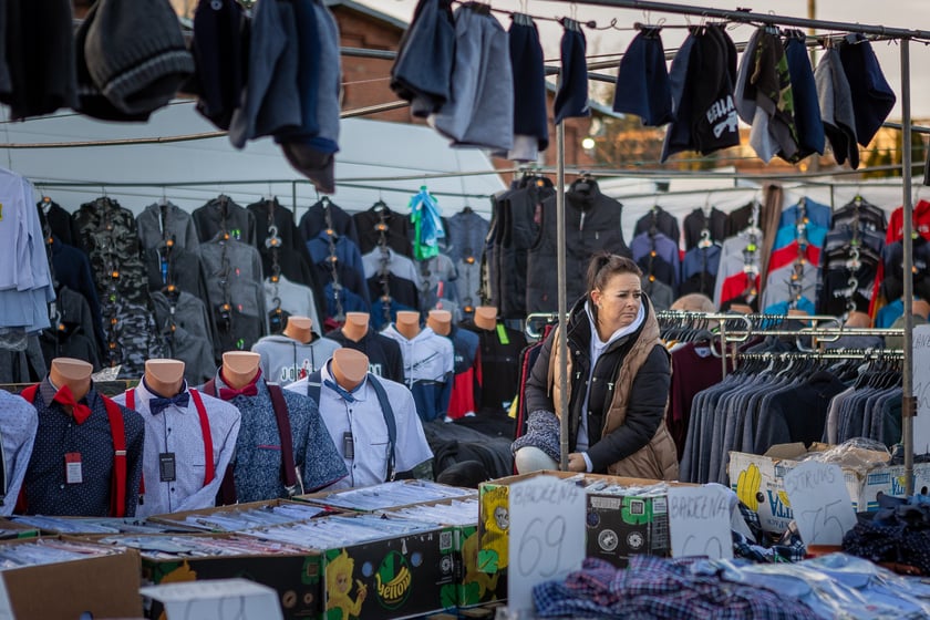 Bazar na dworcu Świebodzkim, luty 2024