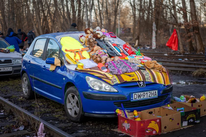 Bazar na dworcu Świebodzkim, luty 2024