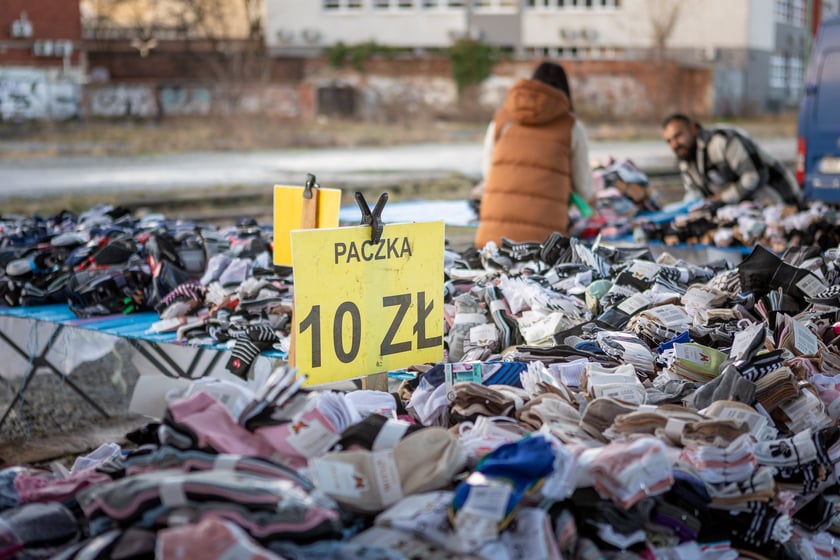Bazar na dworcu Świebodzkim, luty 2024
