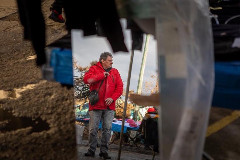 Bazar na dworcu Świebodzkim, luty 2024