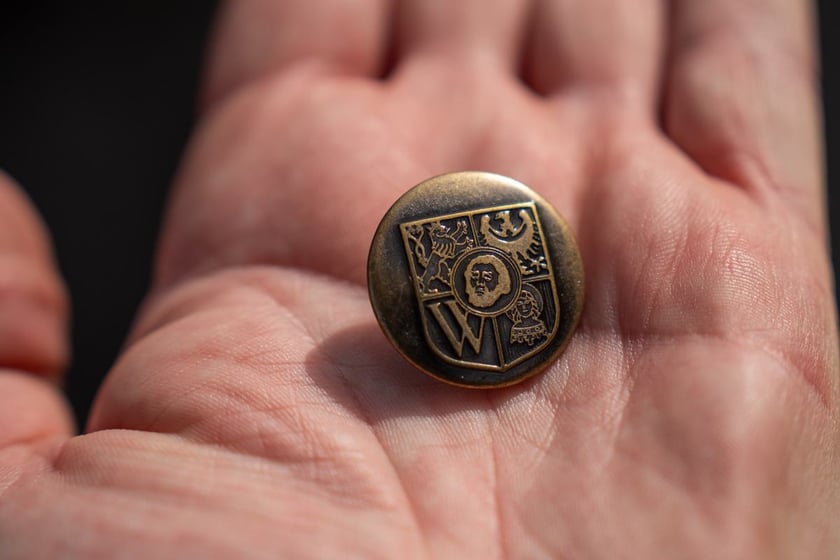 Odsłonięcie krasnala Stanisława Wolskiego