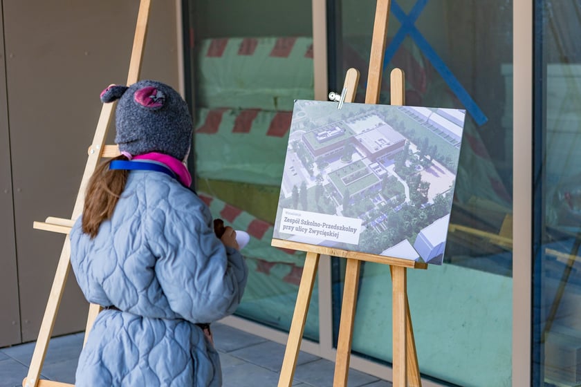 Dzień otwarty na budowie zespołu szkolno-przedszkolnego przy ul. Cynamonowej