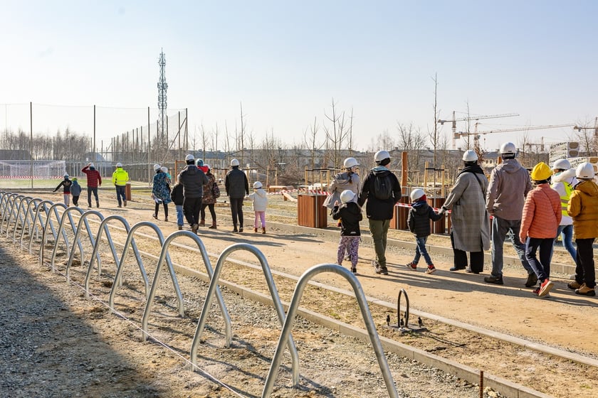Dzień otwarty na budowie zespołu szkolno-przedszkolnego przy ul. Cynamonowej