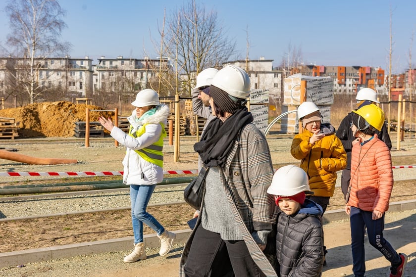 Dzień otwarty na budowie zespołu szkolno-przedszkolnego przy ul. Cynamonowej