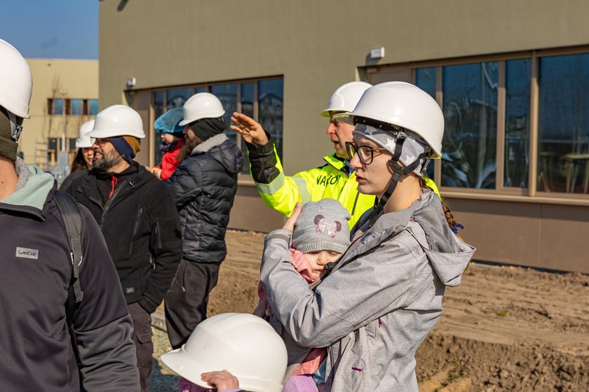Dzień otwarty na budowie zespołu szkolno-przedszkolnego przy ul. Cynamonowej