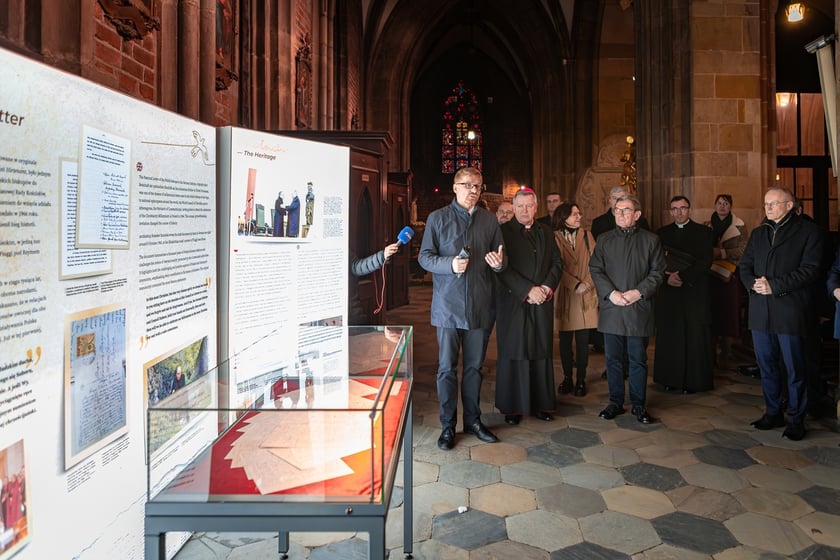 Prezentacja rękopisu listy kard. Bolesława Kominka i otwarcie wystawy