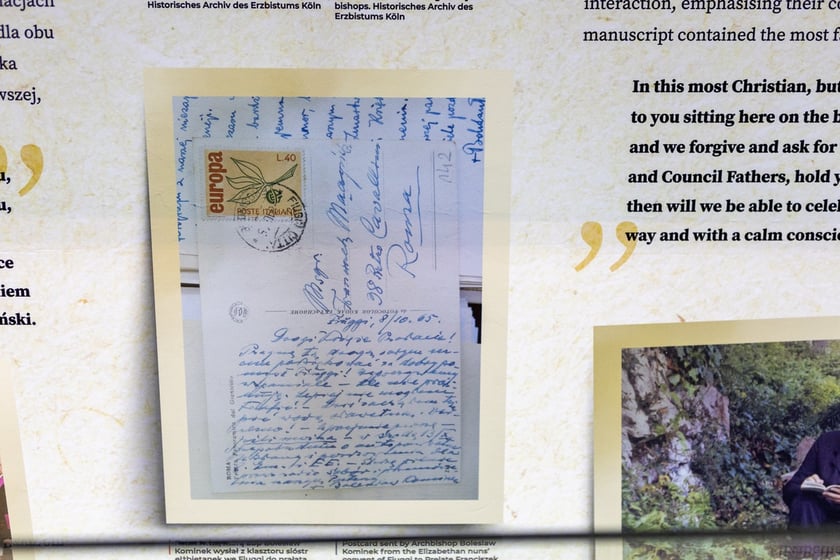 Prezentacja rękopisu listy kard. Bolesława Kominka i otwarcie wystawy