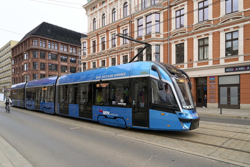 Nadanie tramwajowi imienia kard. Bolesława Kominka