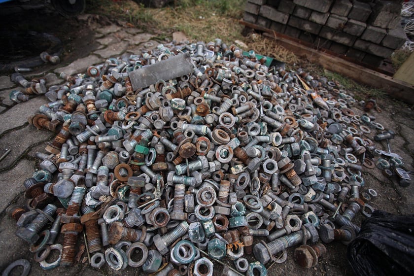 Wyburzanie parkingu przy Swobodnej, luty 2023