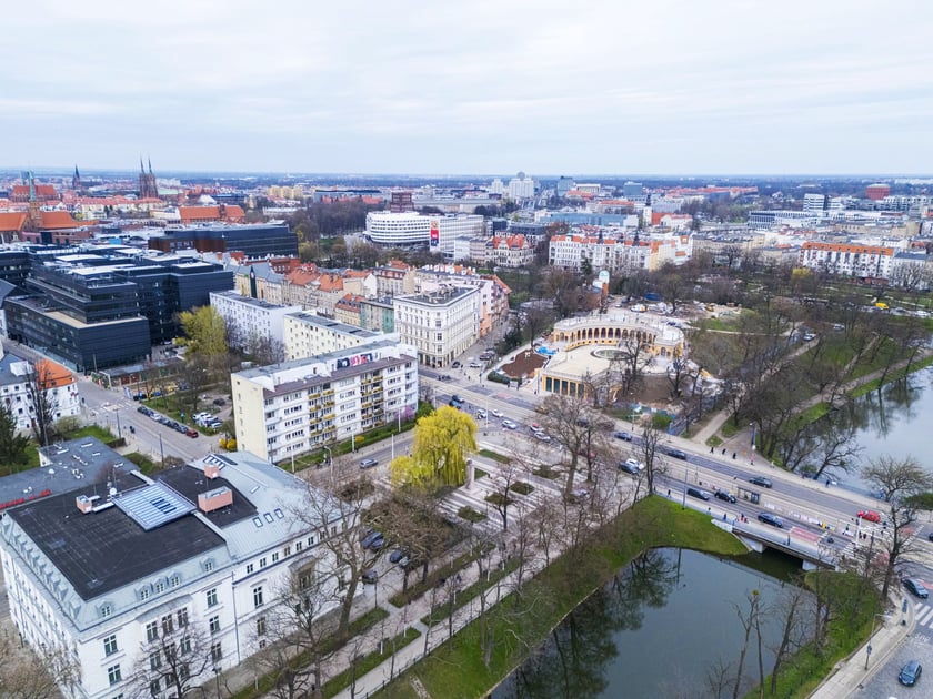 Bastion Sakwowy z lotu ptaka