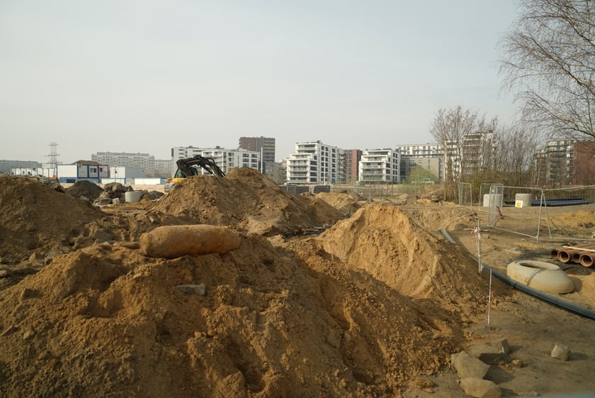 Niewybuch przy ul. Białowieskiej