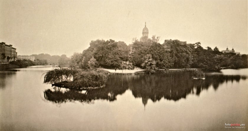 Lata 1870-1880, fosa miejska koło wzg&oacute;rza Liebicha